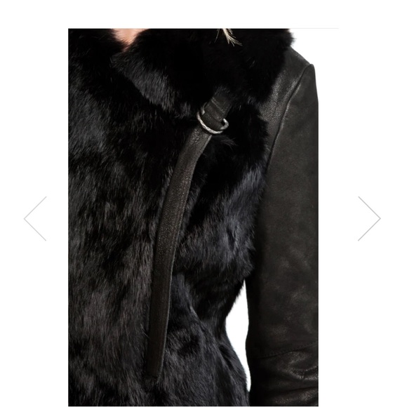 Helmut Lang leather fur coat, P - Picture 11 of 11